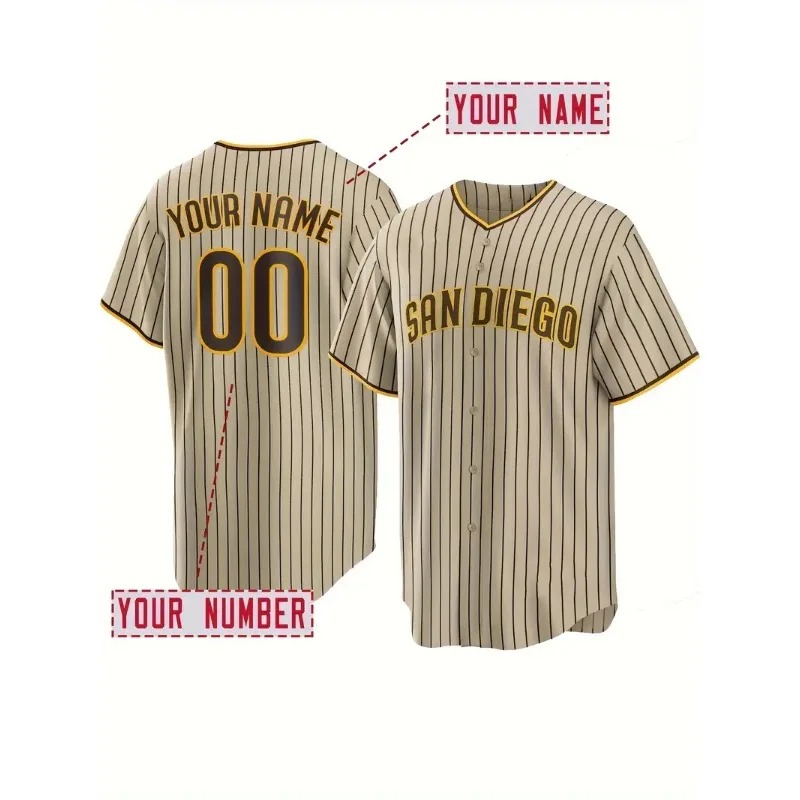 Embroidery Uniforms - Custom Name And Number Men's Embroidery