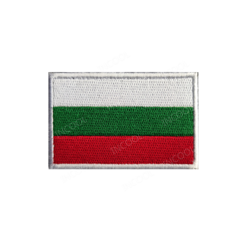 Embroidery Uk - Thêu Miếng Dán Bulgaria Cờ Dán