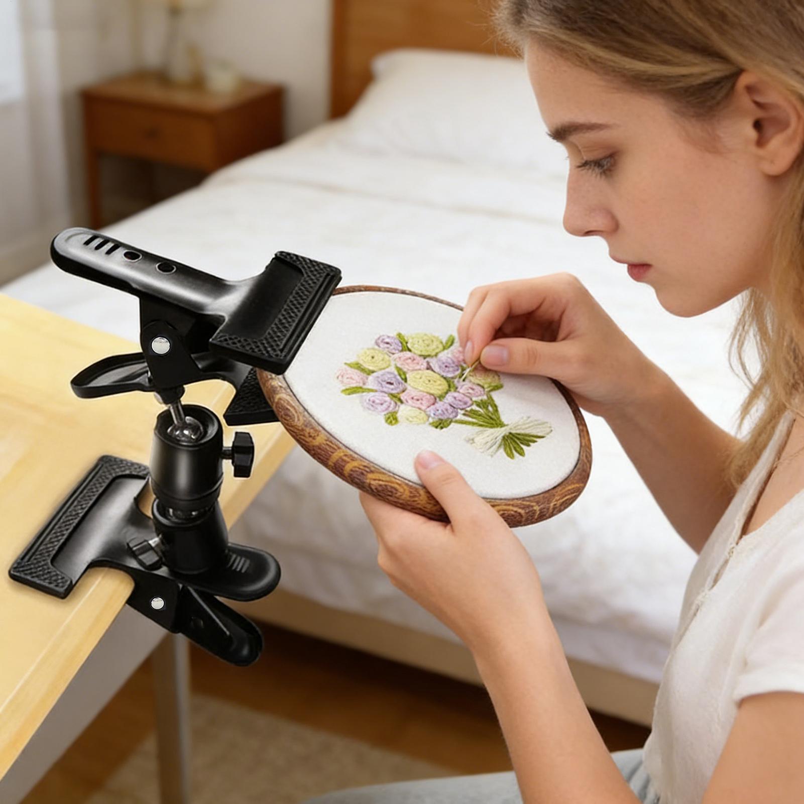Embroidery Hooping - Embroidery Holder Heavy Duty Adjustable Portable