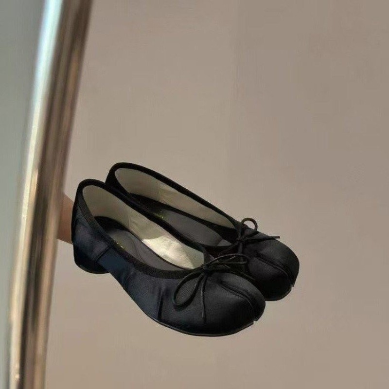 Embroidery Flat Shoes - Sweet Bow Women's Spring 2026 New