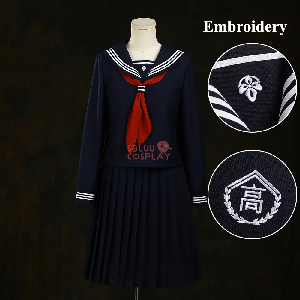 Embroidery Uniforms - SBluuCosplay Shimizu Hinako Cosplay Costume Embroidery