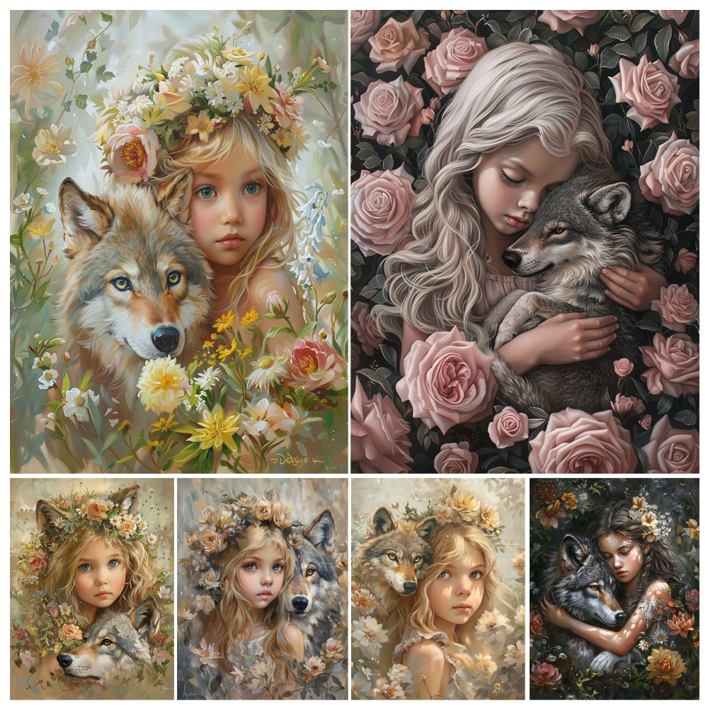 Embroidery Translate - Acrylic Painting by Numbers Kit DIY
