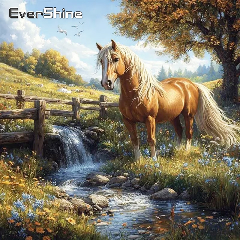 Embroidery Horse - EverShine DIY Horse Diamond Painting Animal