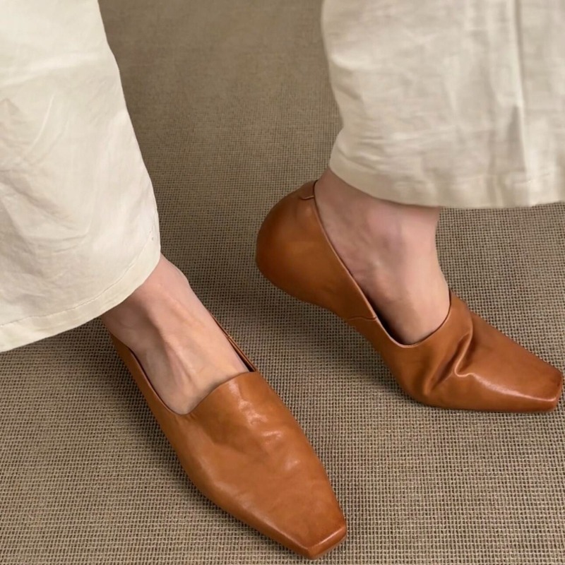 Embroidery Flat Shoes - Retro Flat Loafers Women's Slip-on British
