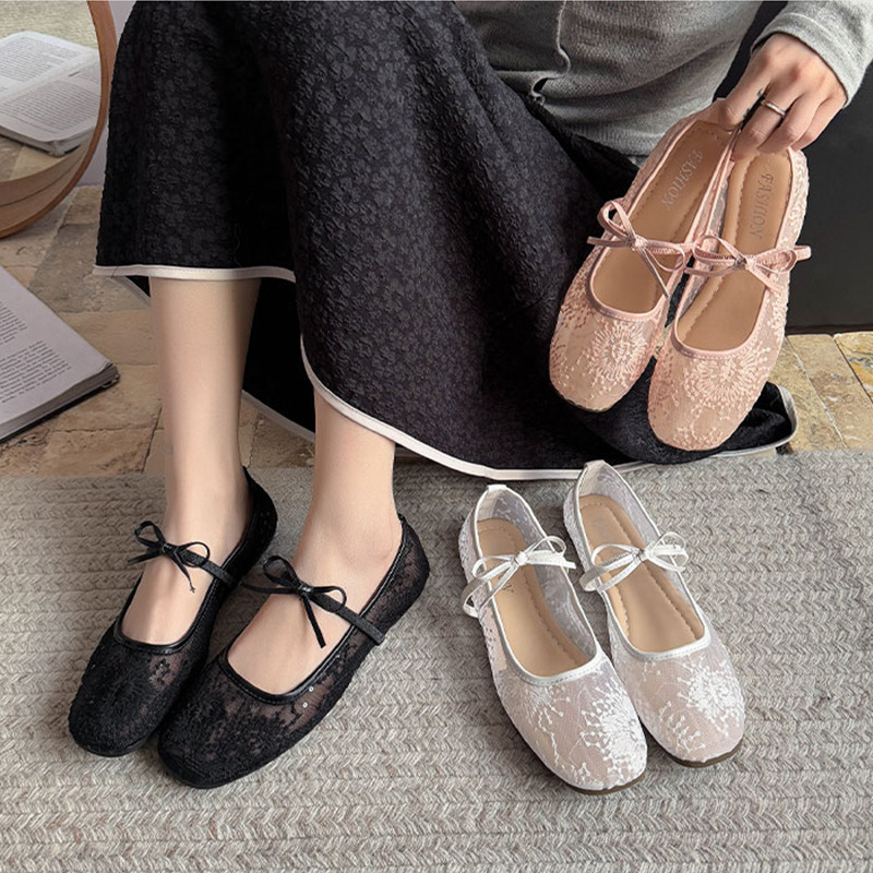 Women's Gentle Ballet Flat Sho - đánh giá và giá Embroidery Flat Shoes