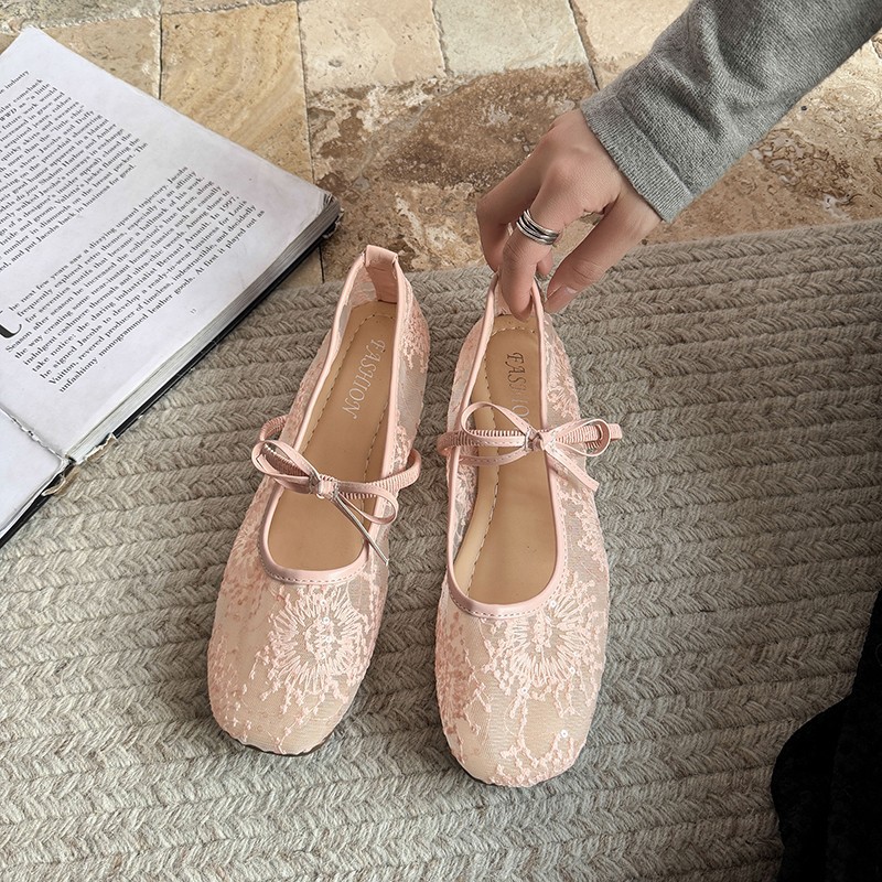 Women's Gentle Ballet Flat Sho - đánh giá và giá Embroidery Flat Shoes