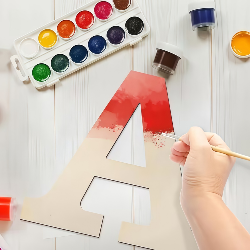 26pcs Designable Wood Letters  - đánh giá và giá Embroidery Writing