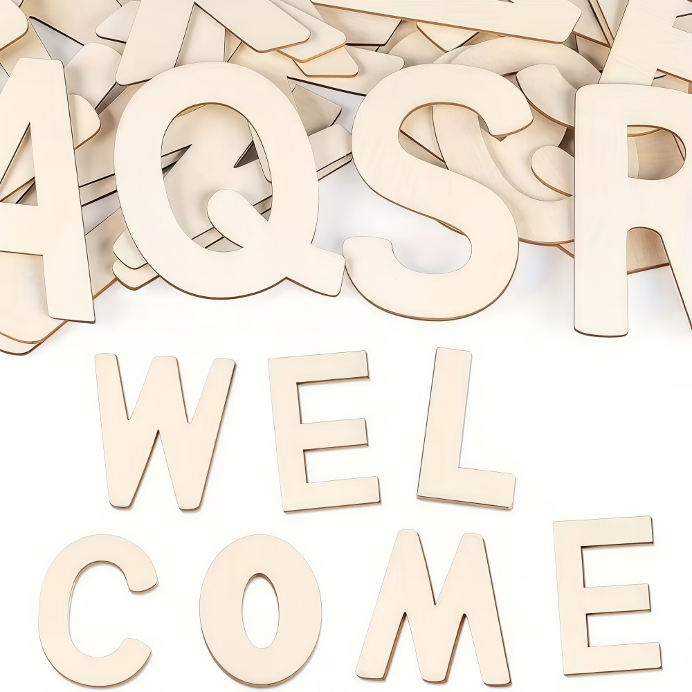 26pcs Designable Wood Letters  - đánh giá và giá Embroidery Writing