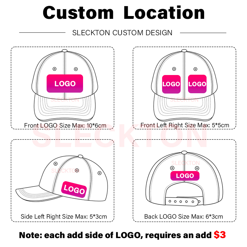 SLECKTON Custom Baseball Cap F - đánh giá và giá Embroidery Design Logo