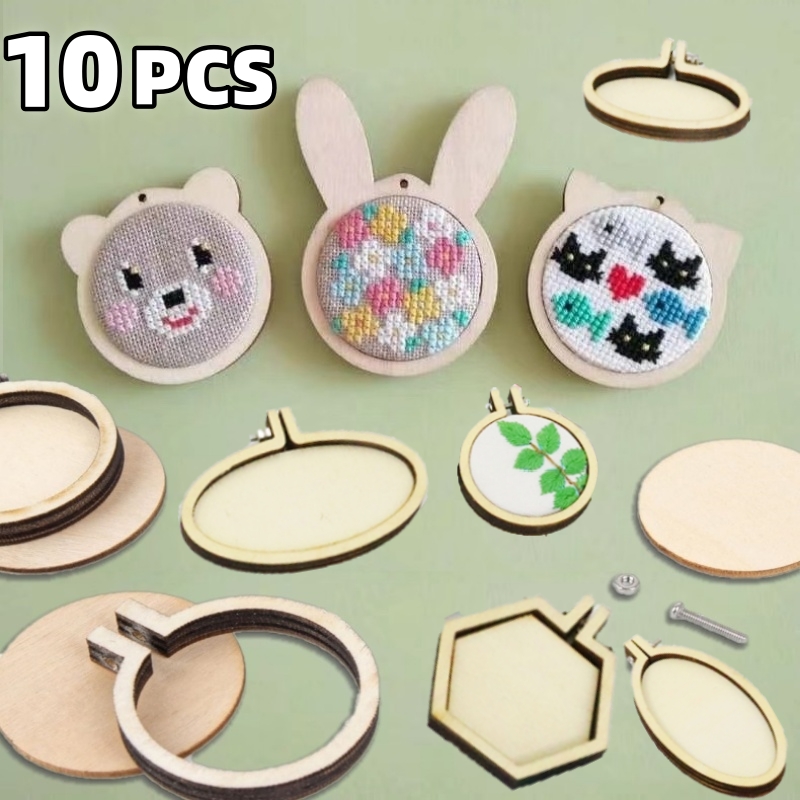 10PCS Mini Embroidery Hoop Woo - đánh giá và giá Embroidery Hooping