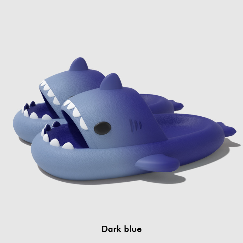 Cute Cartoon Shark Slippers Fo - đánh giá và giá Embroidery Flat Shoes