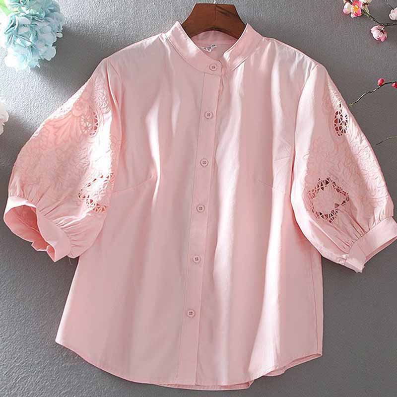 2025 Summer Pure Cotton Stand- - đánh giá và giá Embroidery On Shirt
