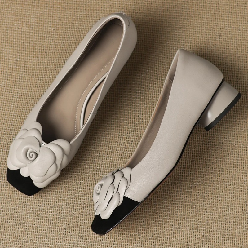 Plus size 34-41 women's sheeps - đánh giá và giá Embroidery Flat Shoes
