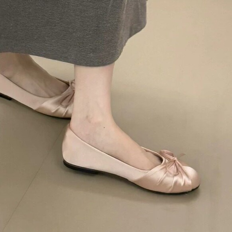 2026 New Bow-knot Temperament  - đánh giá và giá Embroidery Flat Shoes
