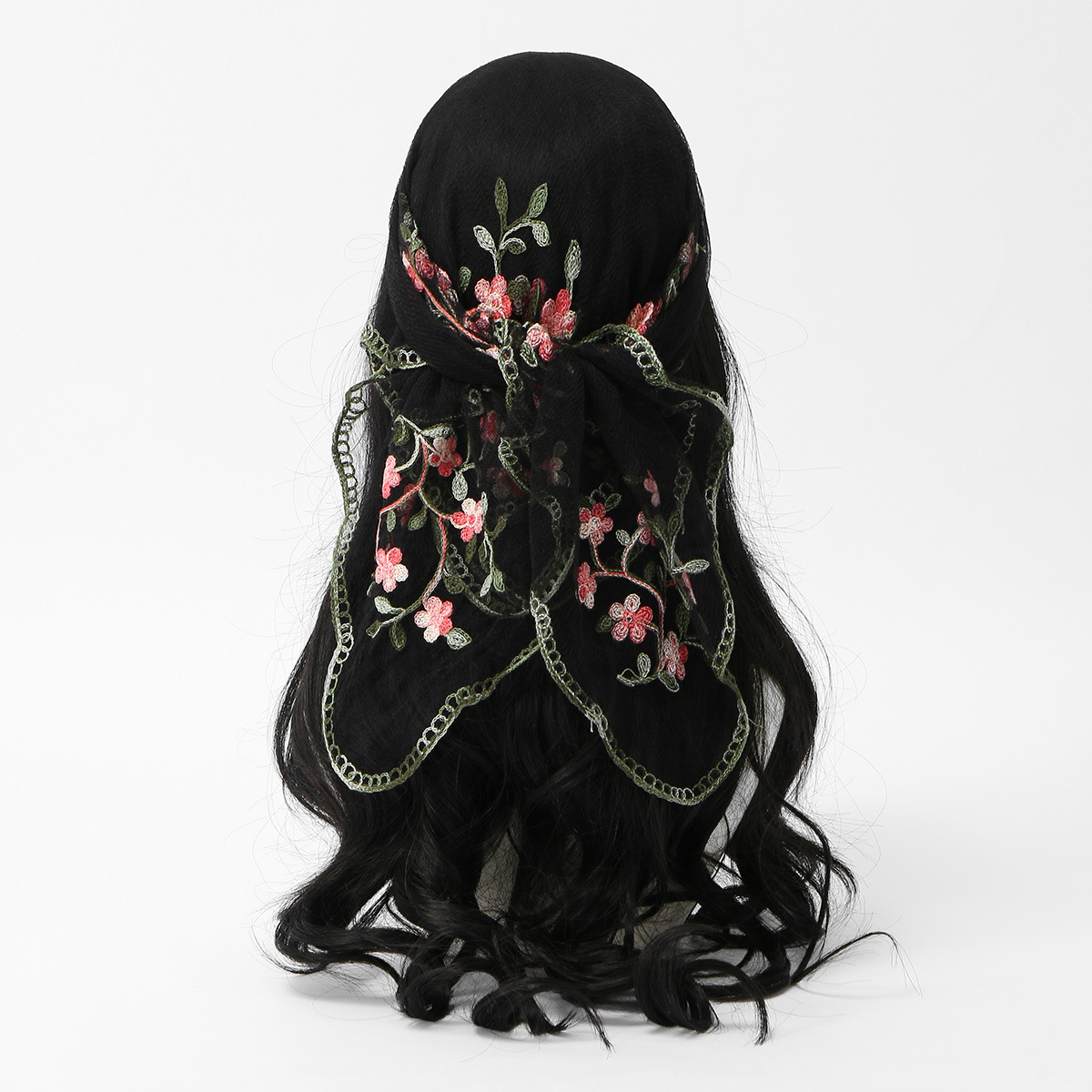 Square Scarf Plum Blossom Embr - đánh giá và giá Embroidery Zara
