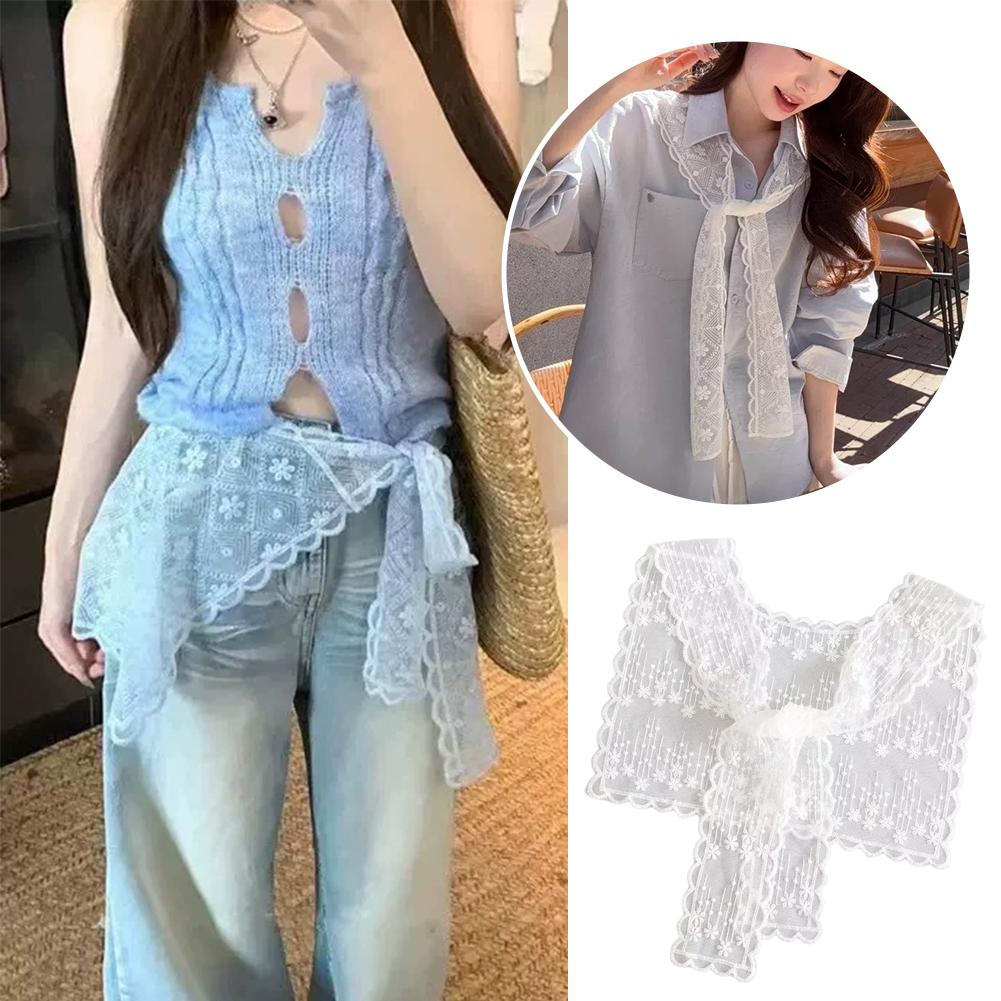 French Lace Shawl Scarf for Wo - đánh giá và giá Embroidery Uniforms