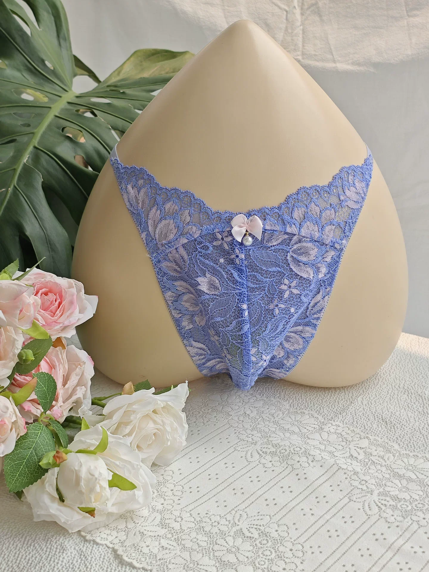 Black Lace Man's T-brief Embro - đánh giá và giá Embroidery Gift