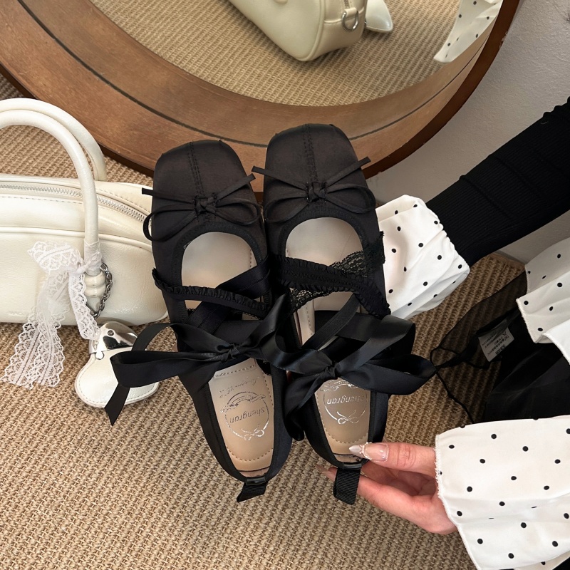 New Spring Comfortable Lace-up - đánh giá và giá Embroidery Flat Shoes