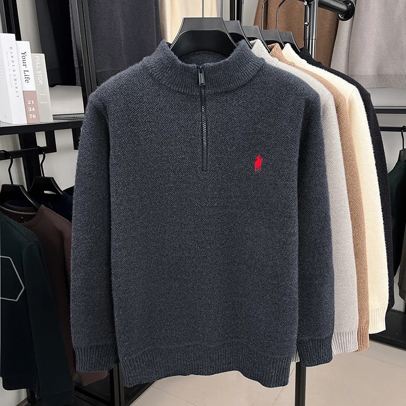 High end zipper stand up colla - đánh giá và giá Embroidery Design Logo