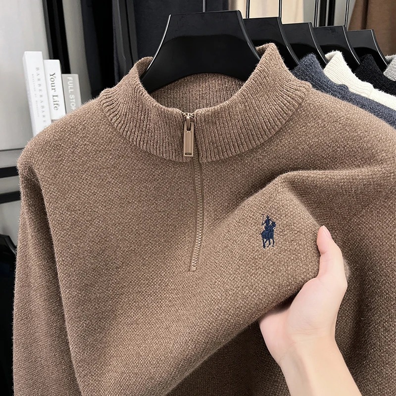 High end zipper stand up colla - đánh giá và giá Embroidery Design Logo