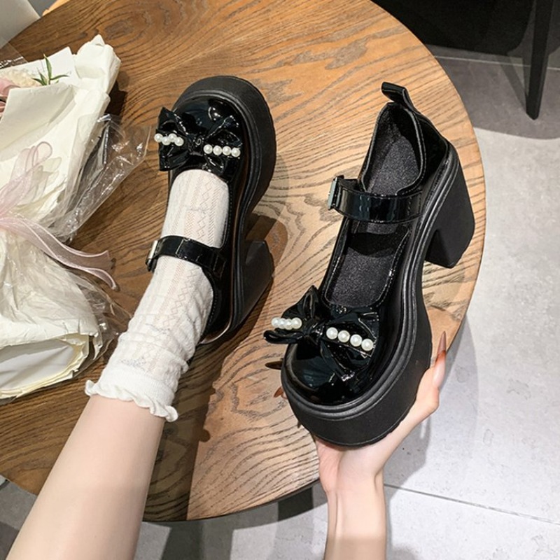 2026 Lolita Shoes Black Super  - đánh giá và giá Embroidery Flat Shoes