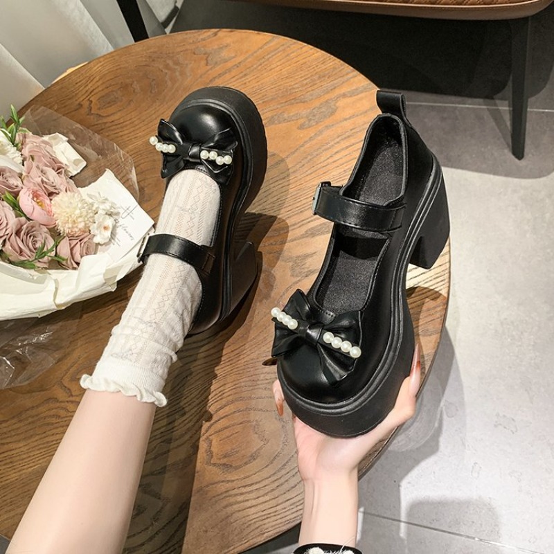 2026 Lolita Shoes Black Super  - đánh giá và giá Embroidery Flat Shoes