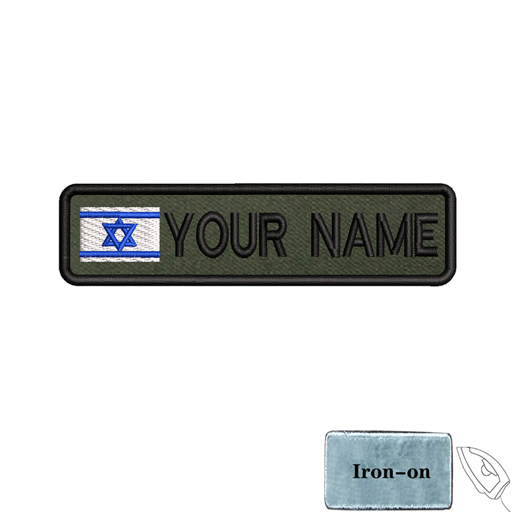 1PC 10cmX2.5cm Custom Name Fla - đánh giá và giá Embroidery Uk