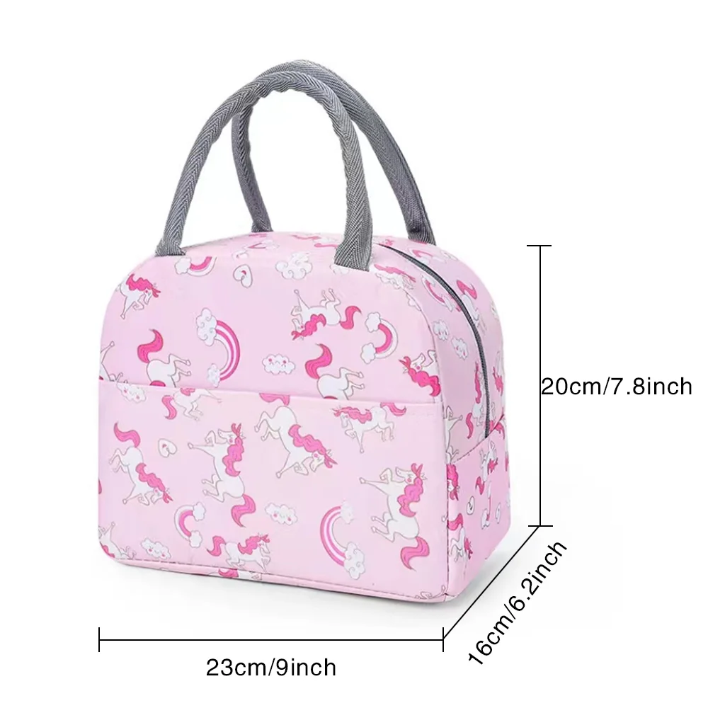 Insulation Lunch Bag Cute Unic - đánh giá và giá Embroidery Unicorn