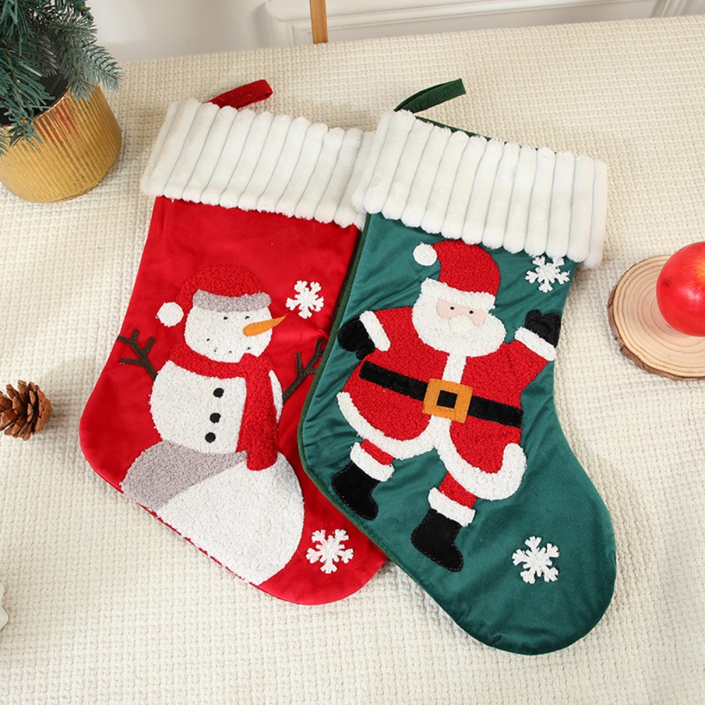 Hanging Embroidery Christmas S - đánh giá và giá Embroidery Xmas Stocking