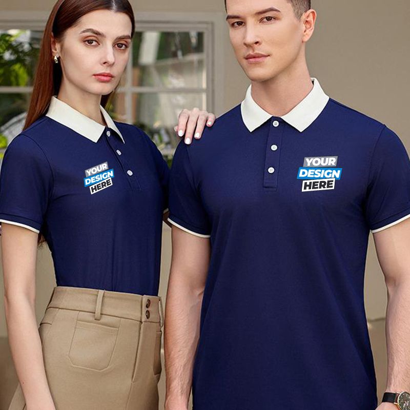 Color Block Polo Shirt - Free  - đánh giá và giá Embroidery Uniforms