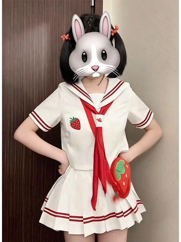 2026 Anime JK Uniform Strawber - đánh giá và giá Embroidery Uniforms
