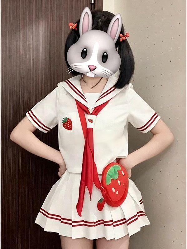 2026 Anime JK Uniform Strawber - đánh giá và giá Embroidery Uniforms
