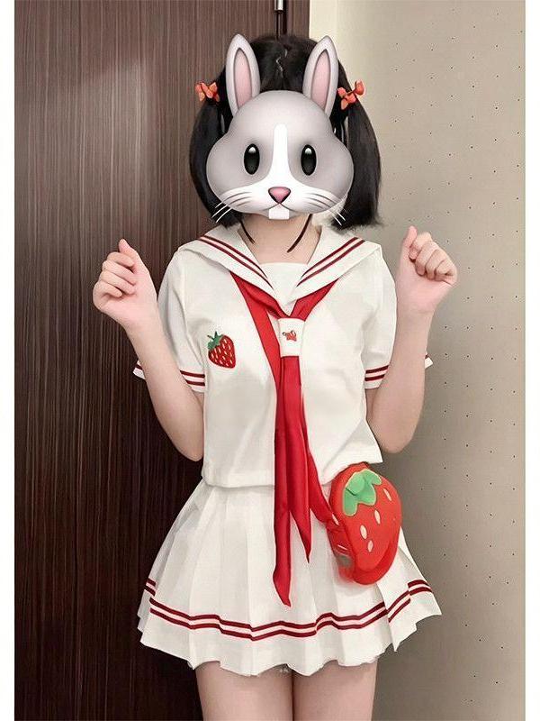 2026 Anime JK Uniform Strawber - đánh giá và giá Embroidery Uniforms
