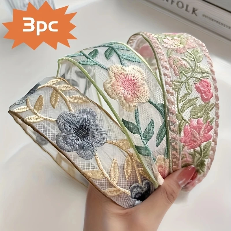 1/3pcs Elegant Chiffon Embroid - đánh giá và giá Embroidery Hooping