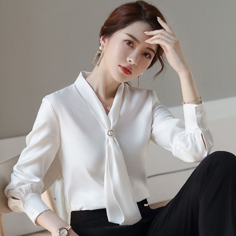 Women's Shirt and Blouse White - đánh giá và giá Embroidery On Shirt