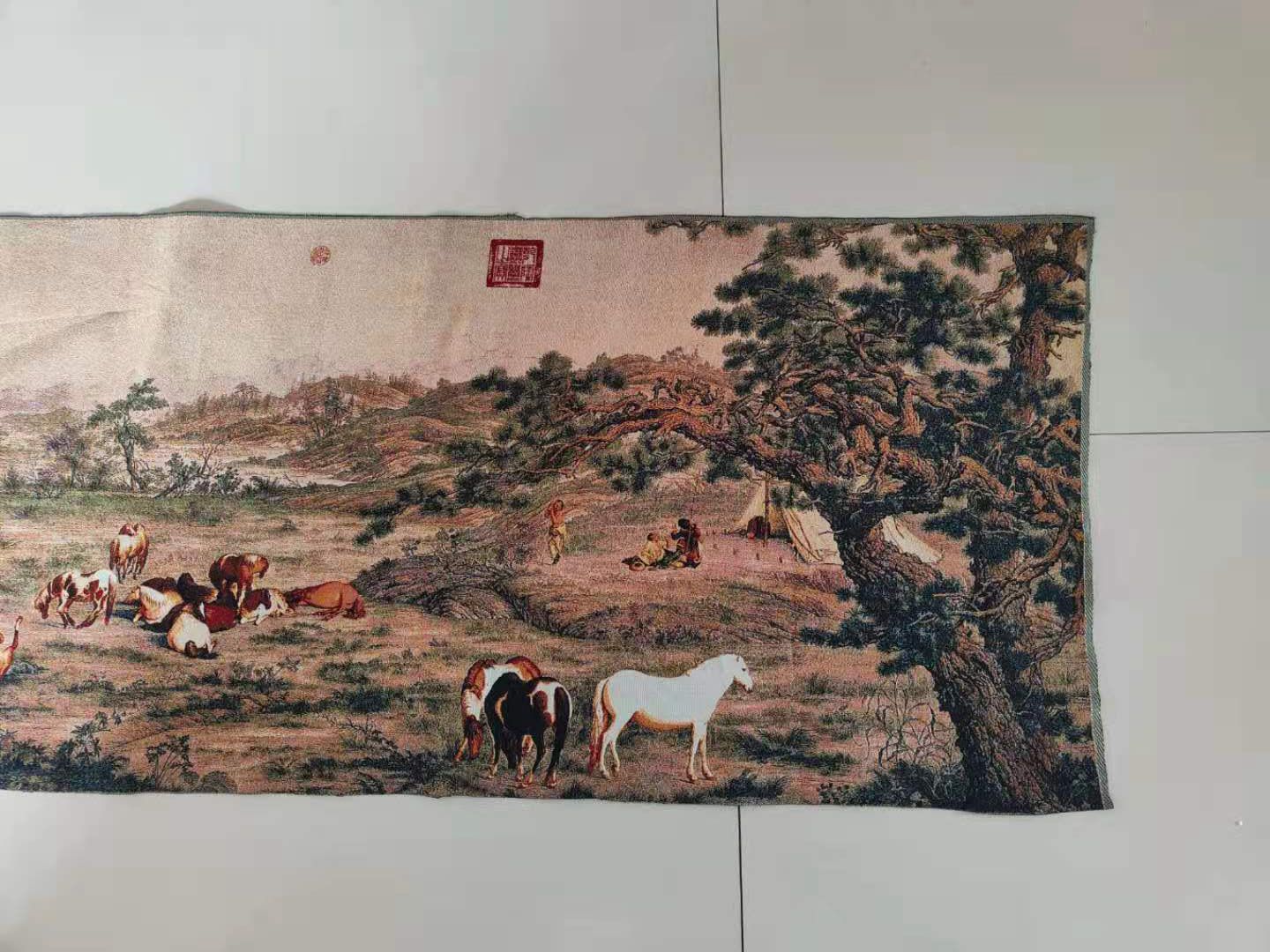 5M Super size Chinese Folk Sil - đánh giá và giá Embroidery Horse