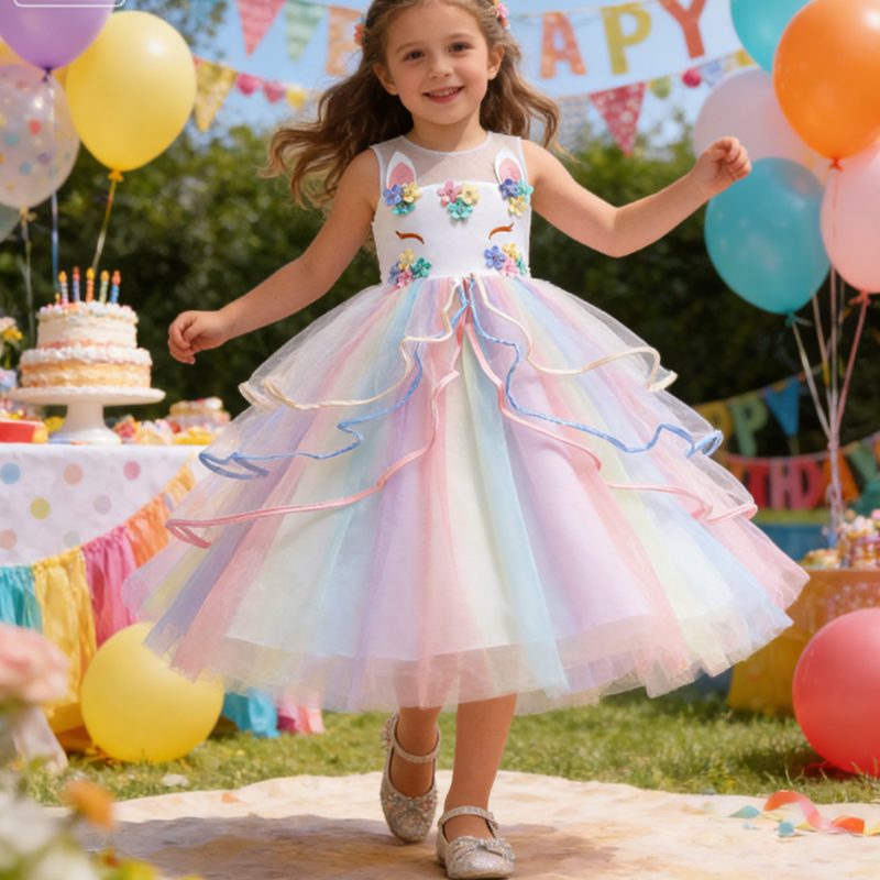 Carnival Clothing Girl Colorfu - đánh giá và giá Embroidery Unicorn
