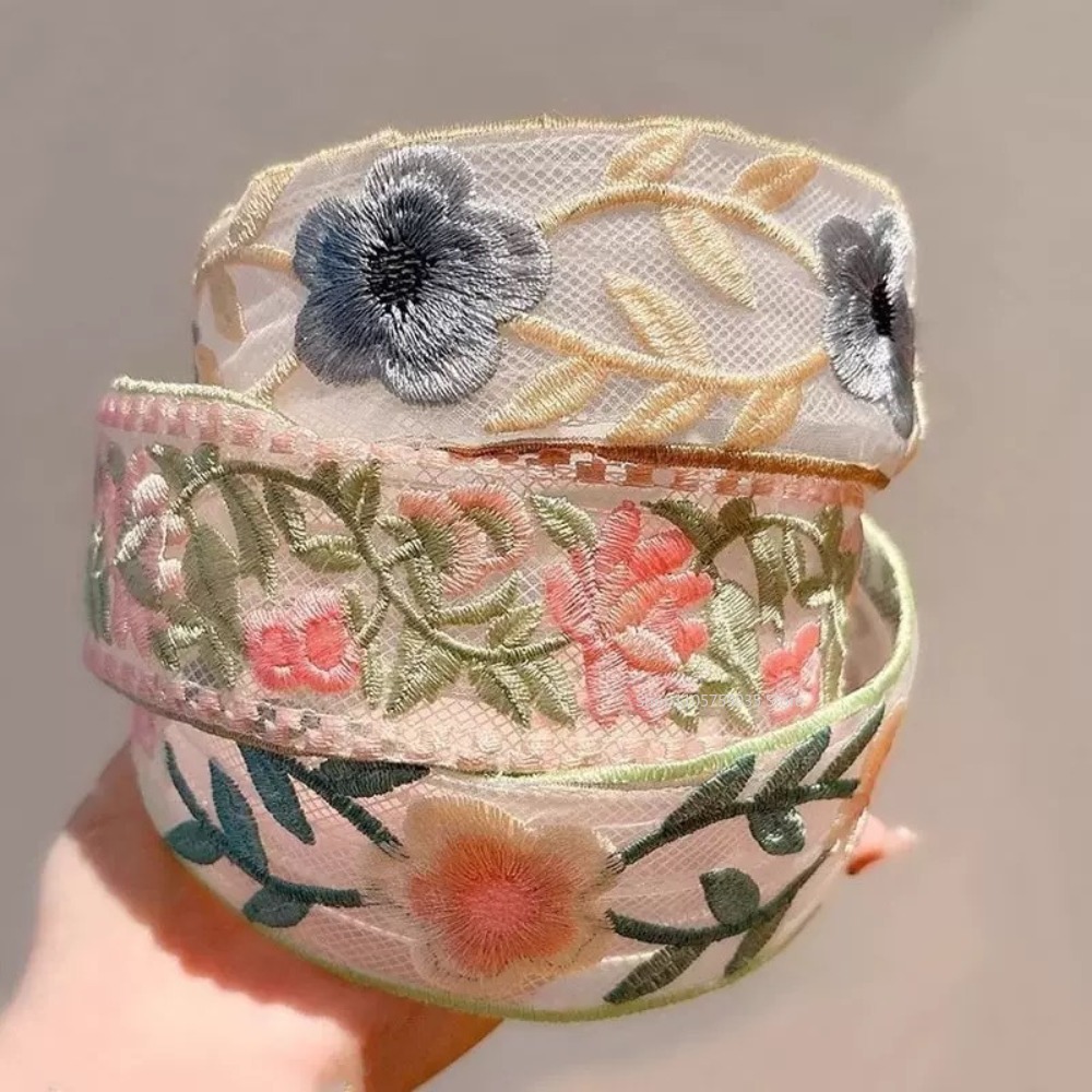 Spring Lace Embroidery Floral  - đánh giá và giá Embroidery Hooping