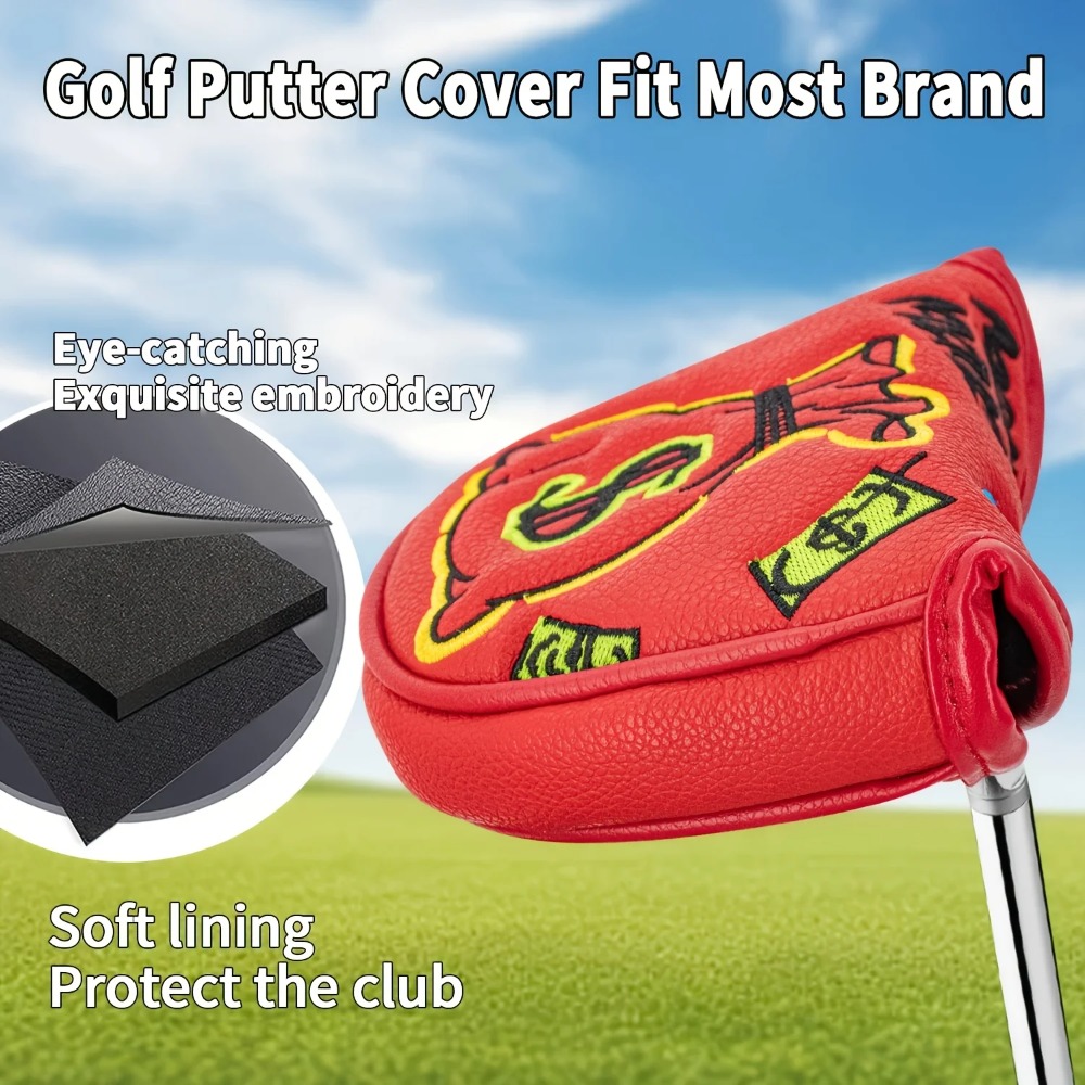 Golf Putter Cover | Half Round - đánh giá và giá Embroidery Gift