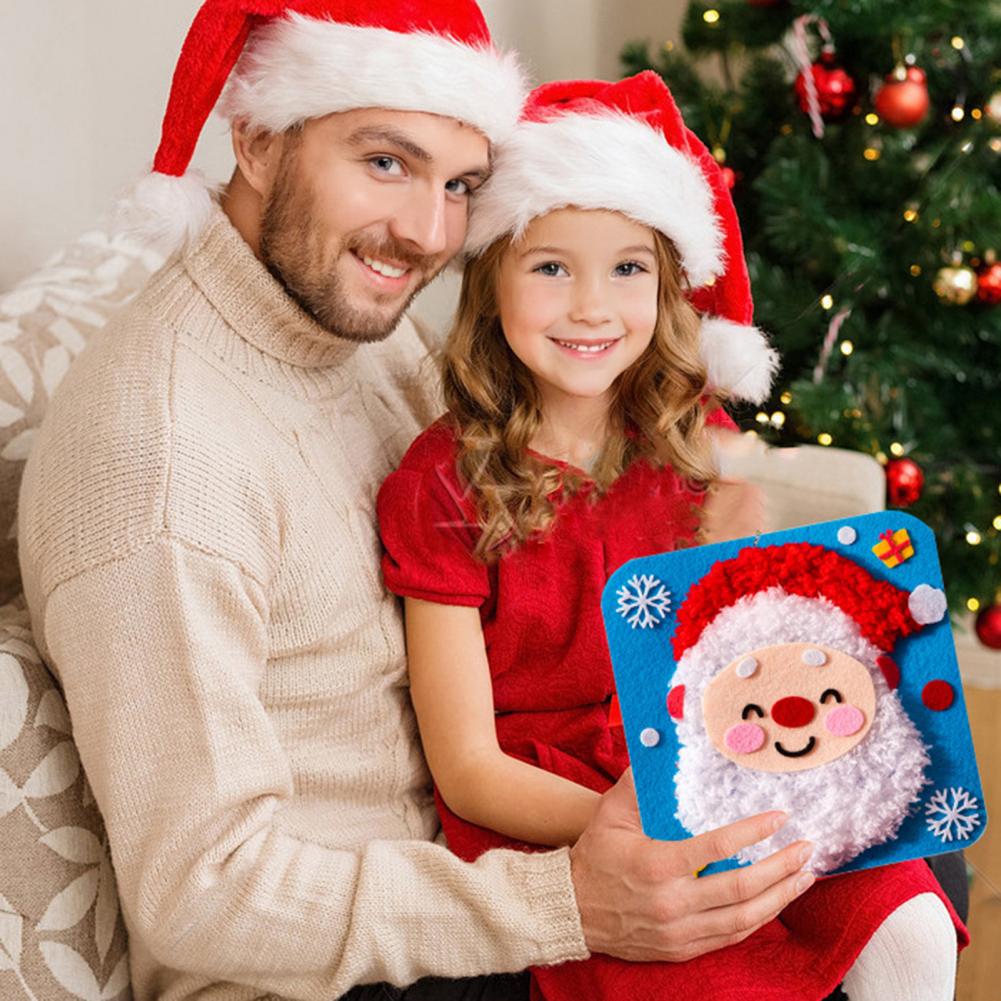 20cm DIY Christmas Embroidery  - đánh giá và giá Embroidery Xmas Stocking