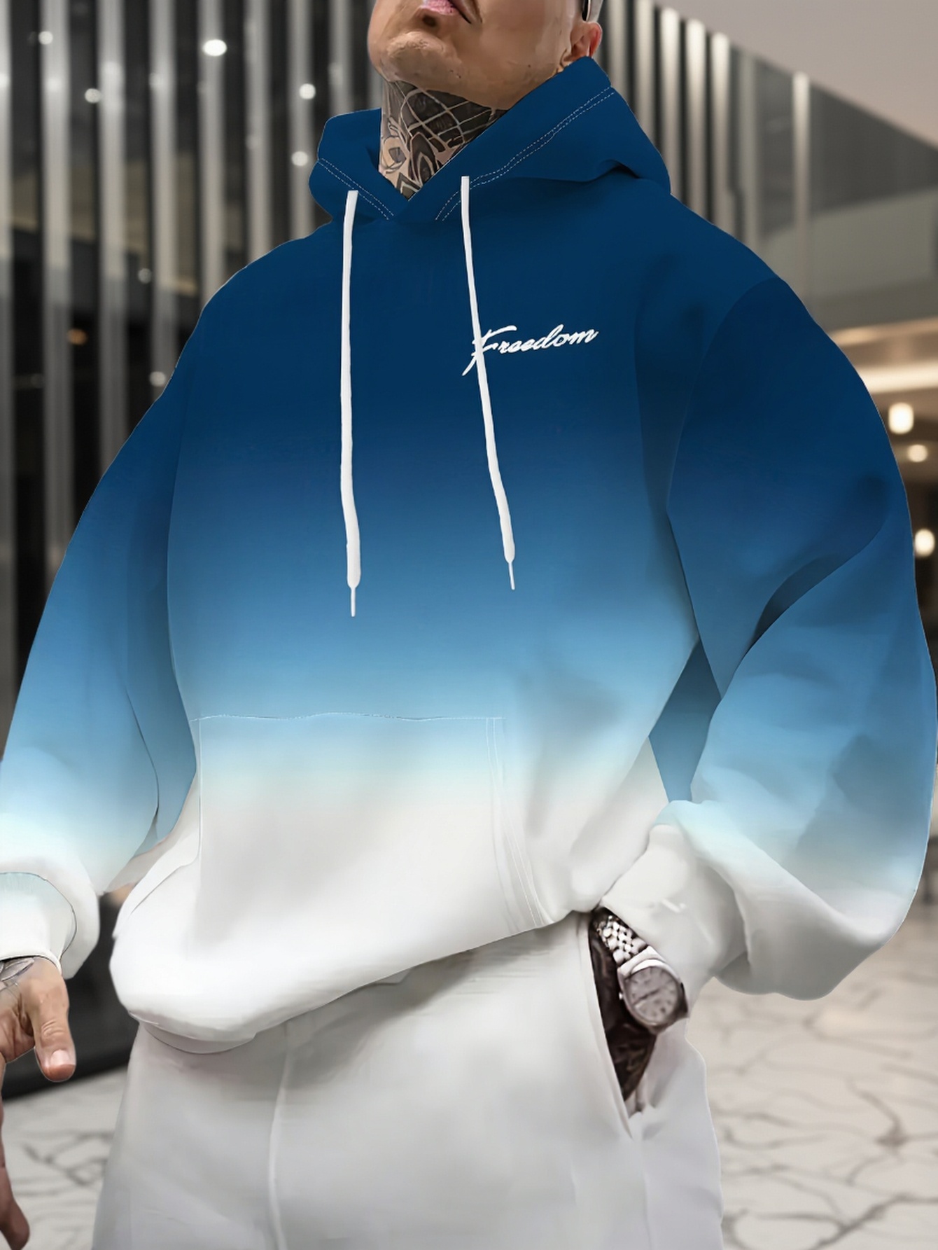 Mens Two Tone Ombre Hoodie Sof - đánh giá và giá Embroidery Font Free