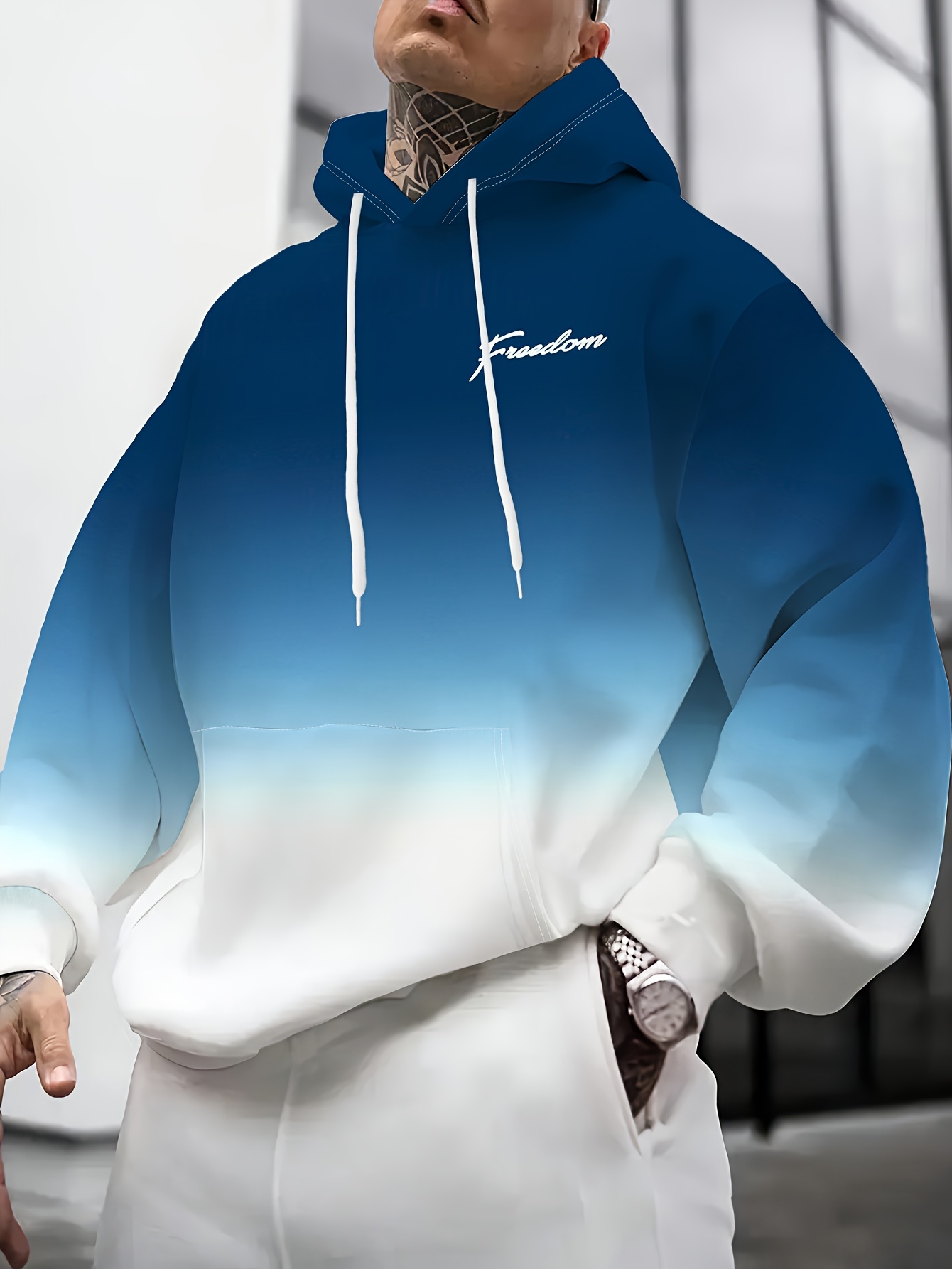 Mens Two Tone Ombre Hoodie Sof - đánh giá và giá Embroidery Font Free