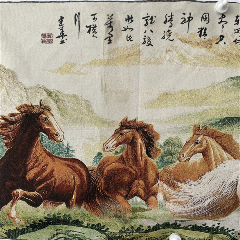 Chinese Old Color Brocade 'Win - đánh giá và giá Embroidery Horse