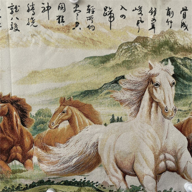 Chinese Old Color Brocade 'Win - đánh giá và giá Embroidery Horse