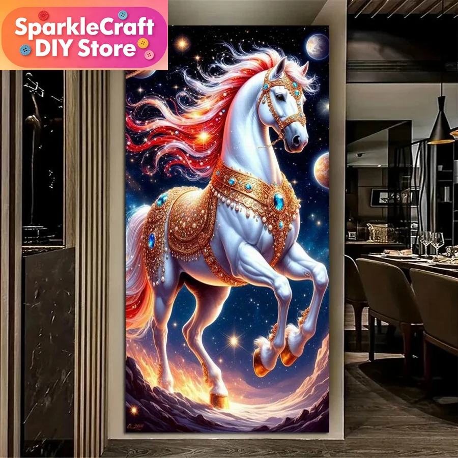 1pc frameless Horse and Unicor - đánh giá và giá Embroidery Unicorn