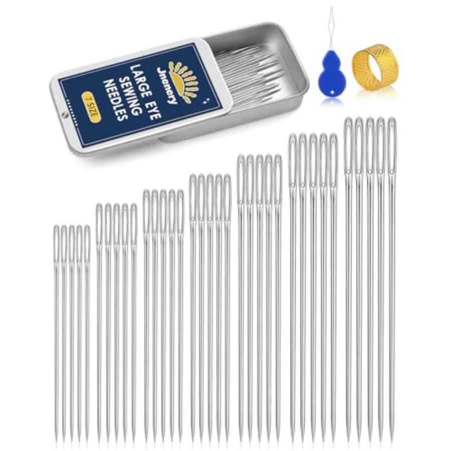 Large Eye Sewing Needles, 7 Si - đánh giá và giá Embroidery Needles